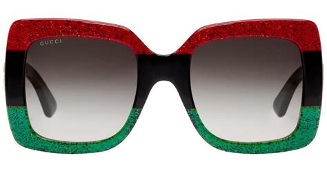 red and green gucci sunglasses